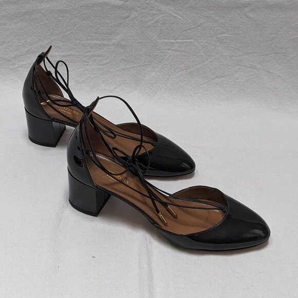 Aquazzura Black Patent Leather Heels - Picture 6 of 9